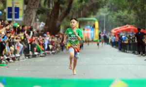 Runner nhí CLB điền kinh Yên Phong giành hai giải Kun Marathon